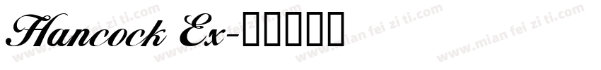 Hancock Ex字体转换